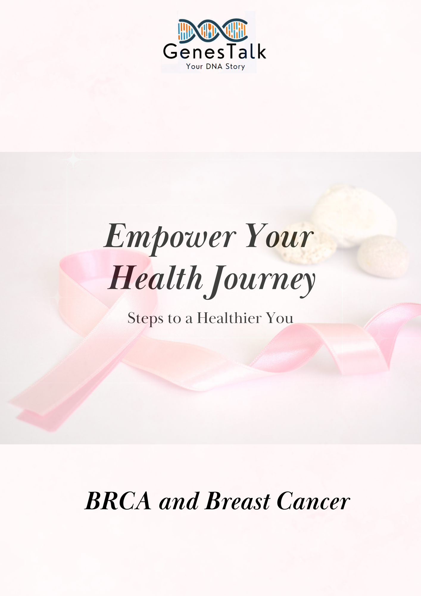 BRCA gene breast cancer report illustration